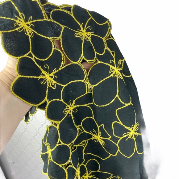 CATHERINE MALANDRINO Embroidered Sundress Dress 0 - Picture 10 of 11